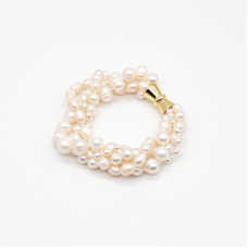 Four-strand freshwater pearl bracelet