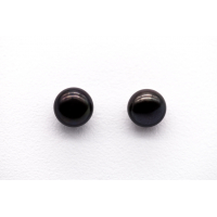 Dark Brown Freshwater Pearl Earrings 
