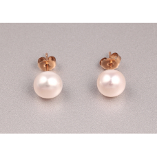 Classic Freshwater Pearl Earrings with Gold-Filled Studs