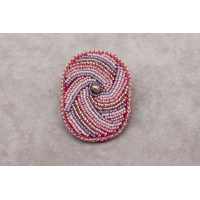 Brooch with Toho Beads