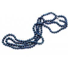 Dark Blue Freshwater Pearl Necklace