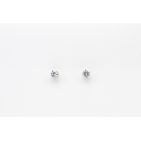 5mm Pure Brilliance auskari, zelts 585