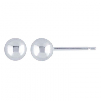 6mm sudraba auskari
