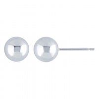 8mm sudraba auskari