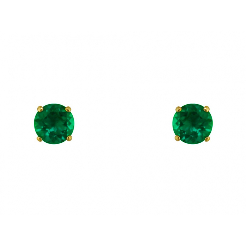Emerald Earrings – Elegance with a Golden Touch