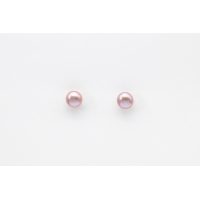 Lavender AAA-Quality Pearl Earrings 