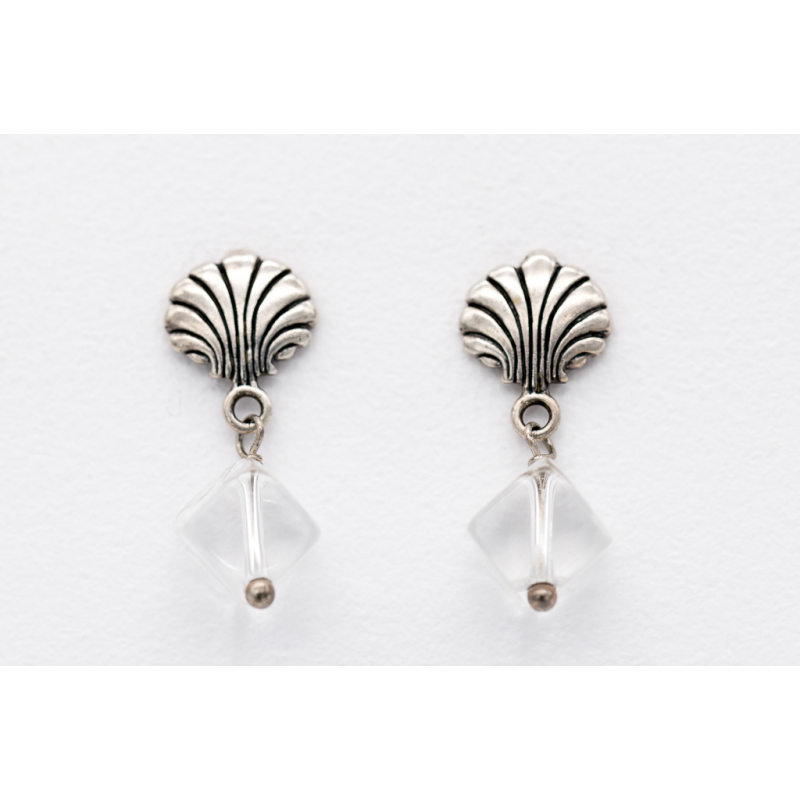 Crystal Earrings with Silver Posts – Elegance and Quality