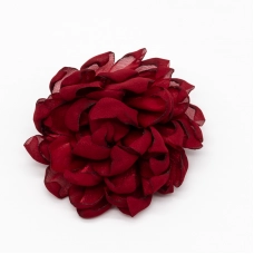 “Red Flower” brooch